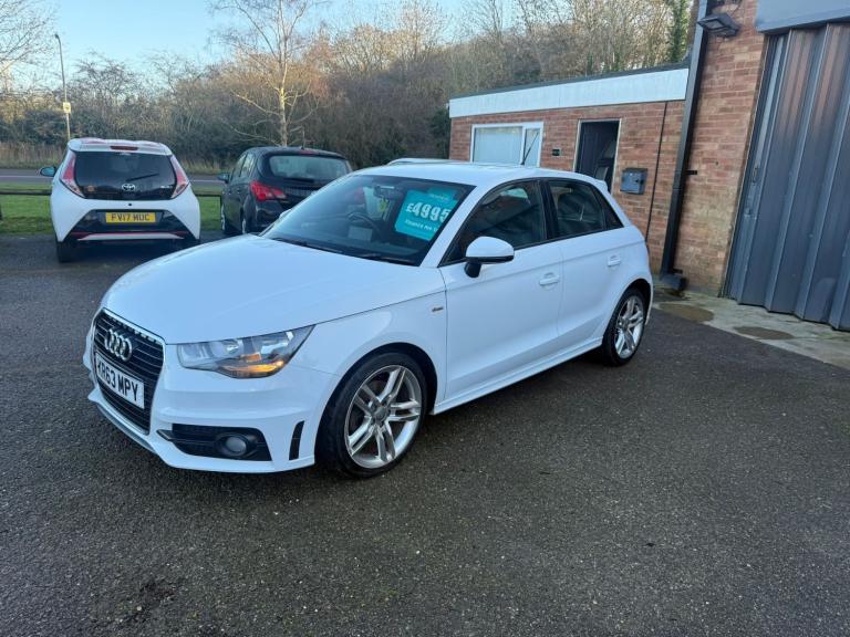 AUDI A1 1.6 TDI S line White Manual Diesel 2013 - New cambelt &amp; mot