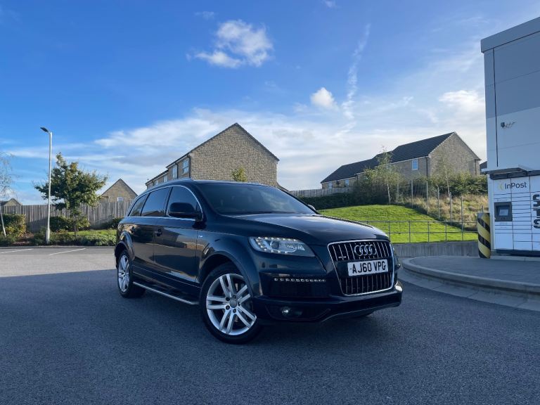 Audi Q7, S Line, 3.0 TDI, 142k FULL AUDI MAIN DEALER HISTORY, REVERSE CAM, 7 SEATS, 12 MONTHS MOT