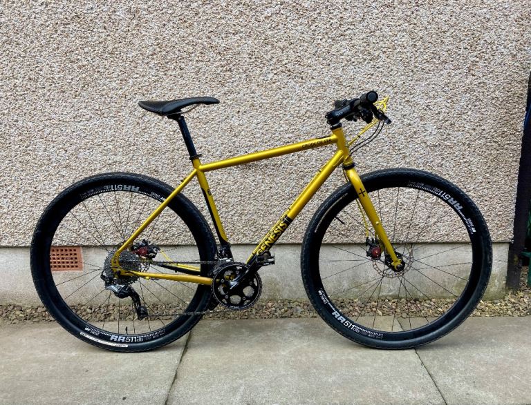 Genesis Croix De Fer Reynolds 725 Steel Flat Bar Touring Bike Medium