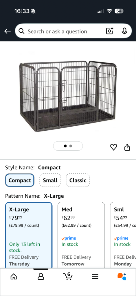 Dog crate/pen