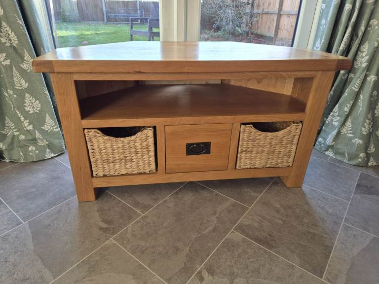 Oak TV unit and Coffee Table
