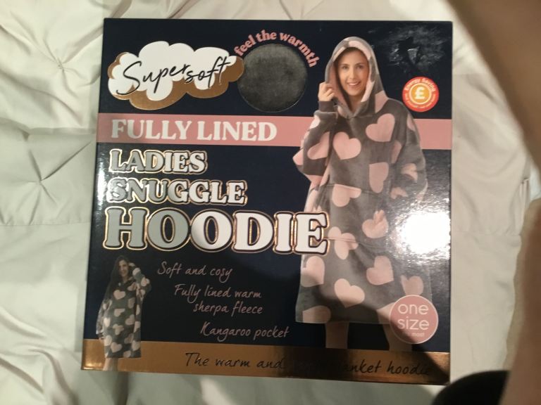 Ladies snuggle hoodie