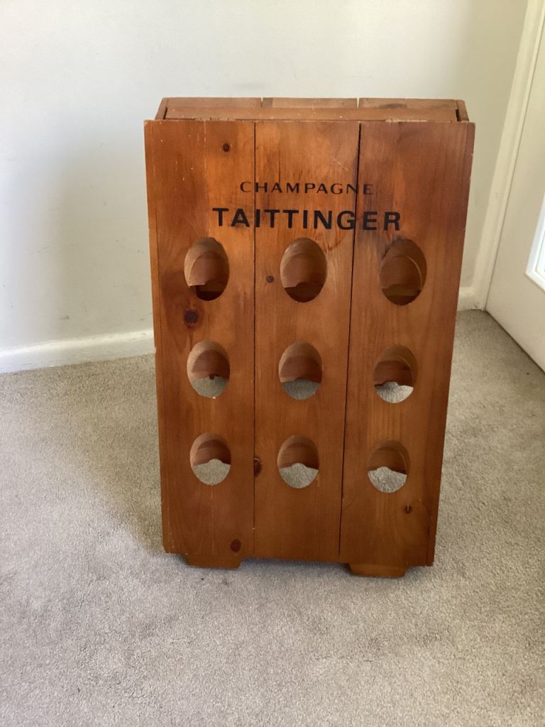 Extremely Rare French Champagne Freestanding Bottle Holder