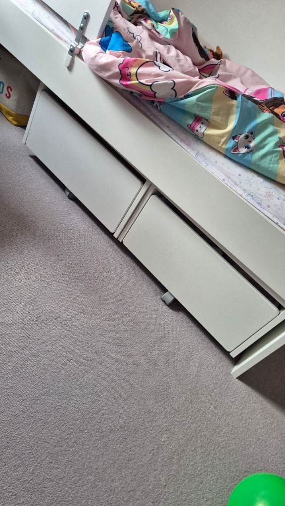 Two ikea Slakt under bed storage on wheels - sold as set or separately 