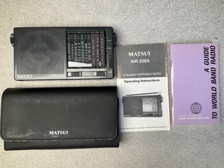 Matsui WR208 (aka Sangean SG-789L) multi band radio