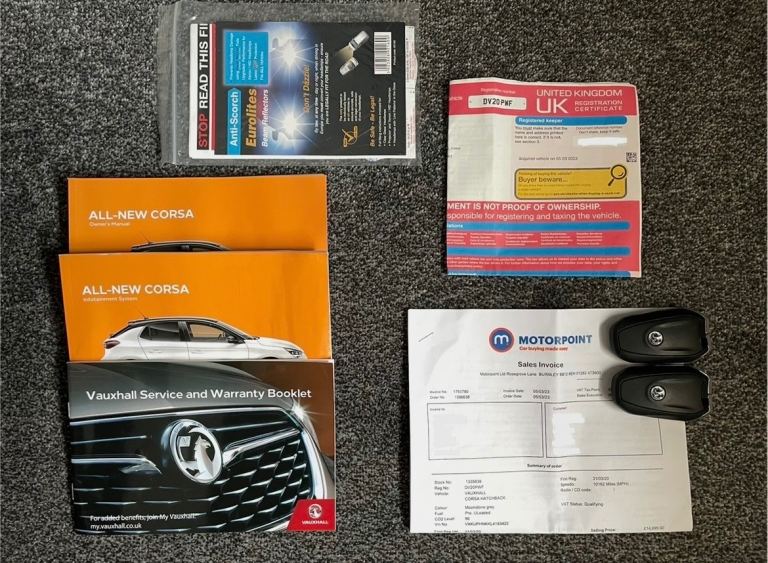 Vauxhall Corsa 1.2 Turbo SRi Premium – Moonstone Grey (2020, 32k miles) Manual – Petrol – 5 doors