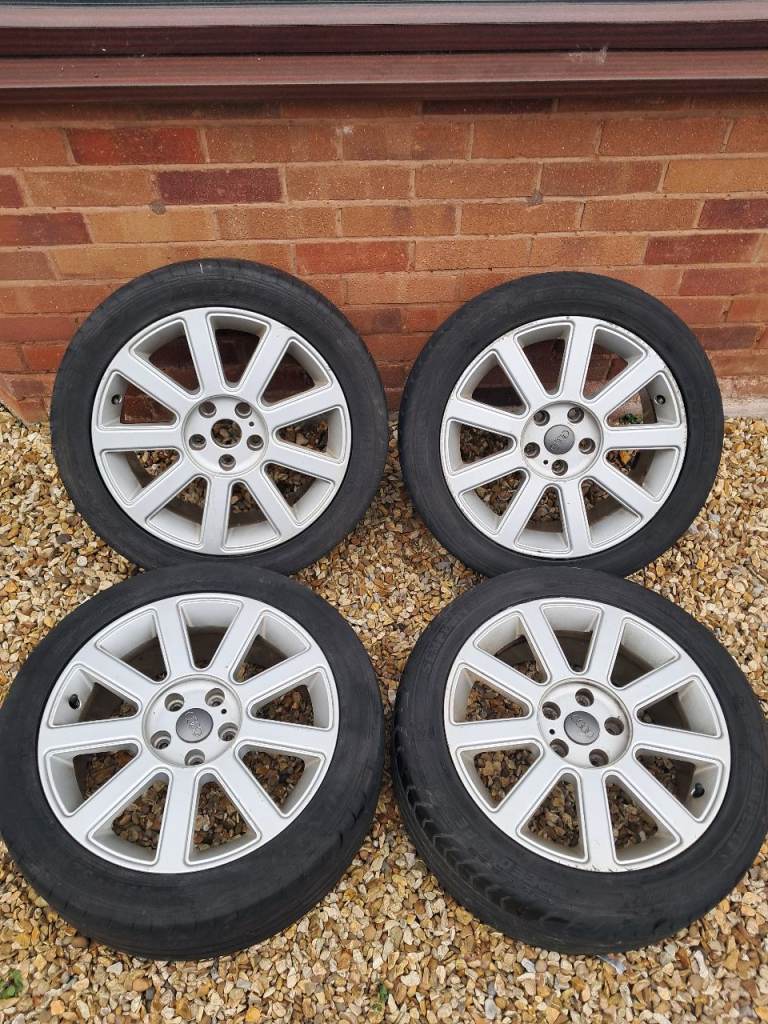 Audi 17" Alloy Wheels – Set of 4 – Tyres Worn / Refurb Project Genuine Audi alloy wheels