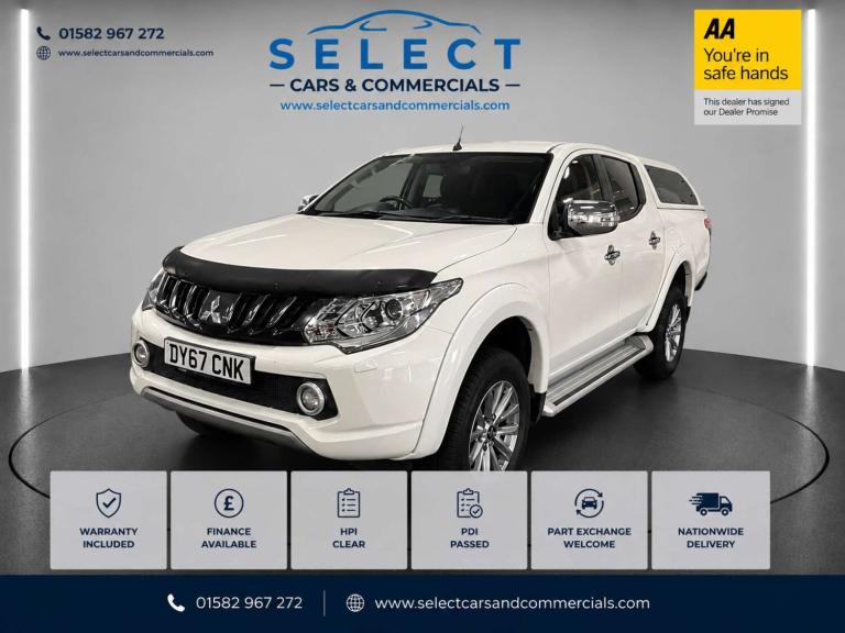 2017 Mitsubishi L200 Double Cab DI-D 178 Barbarian 4WD Auto PICK UP DIESEL Automatic