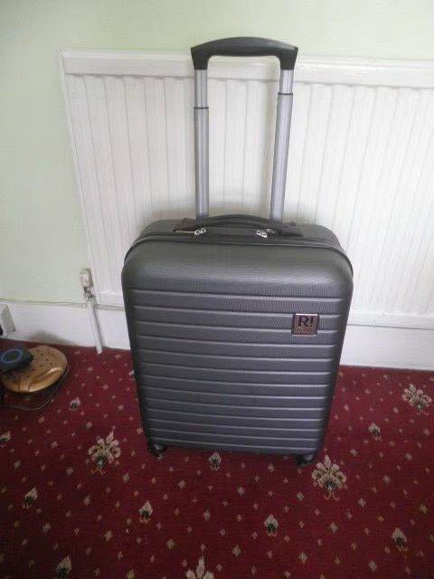 Revelation Suitcase Cabin Bag Hard Shell 4-wheeled Grey Colour