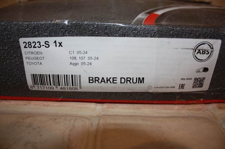 A.B.S. 2823-S Brake Drum ***New***