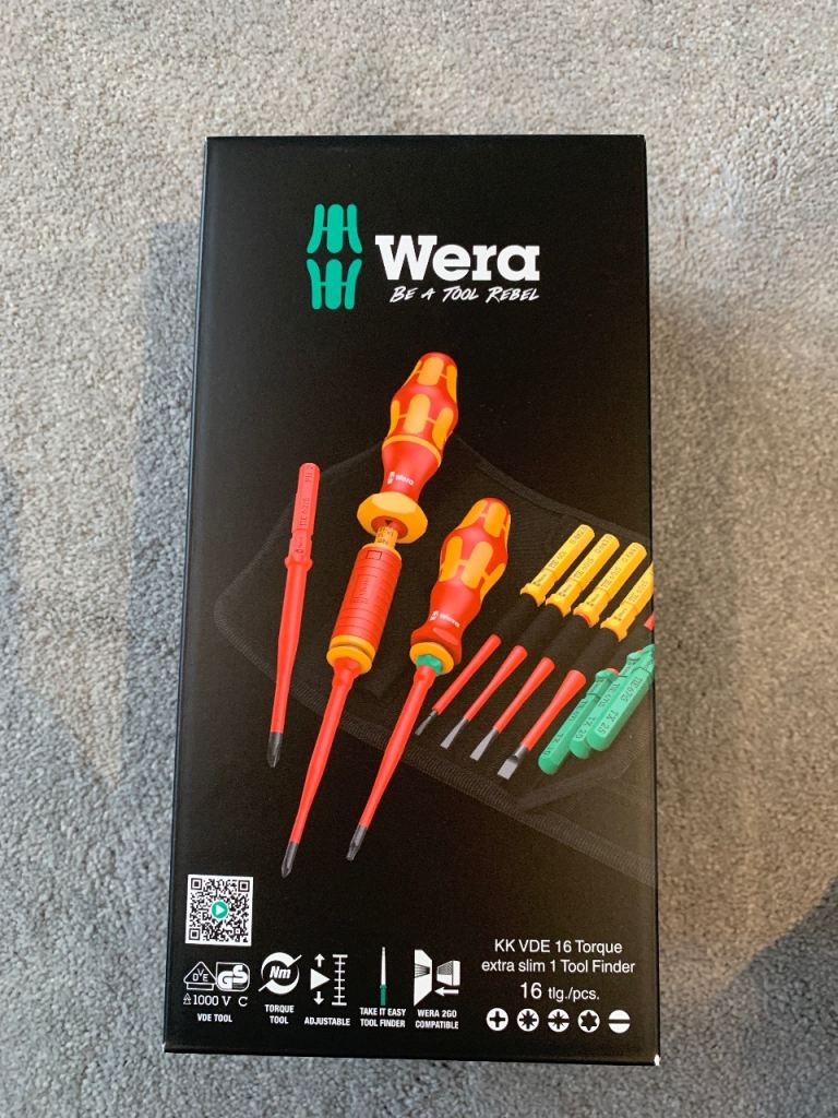 Wera Kraftform Kompakt VDE 16 Torque Extra Slim 
