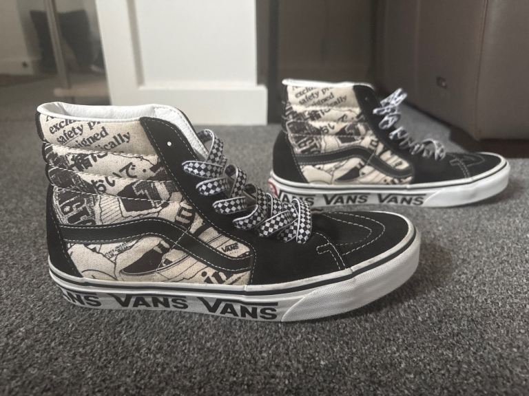 Pair of vans shoes 