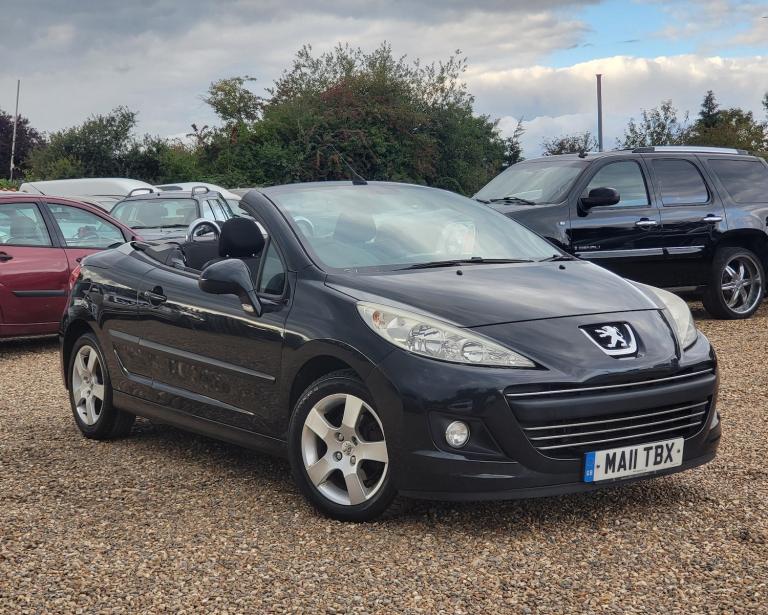 2011 PEUGEOT 207 CC 1.6 VTi 2dr HARDTOP CONVERTIBLE 4 SEATER ULEZ COMPLIANT