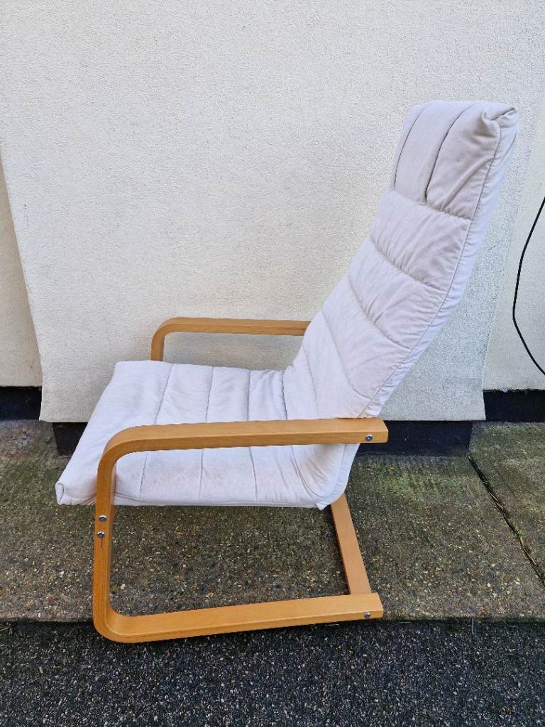 Ikea Poang Chair in Off White