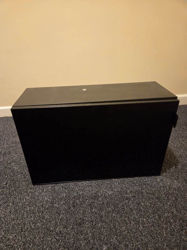 Gloss Black Wall Cabinet