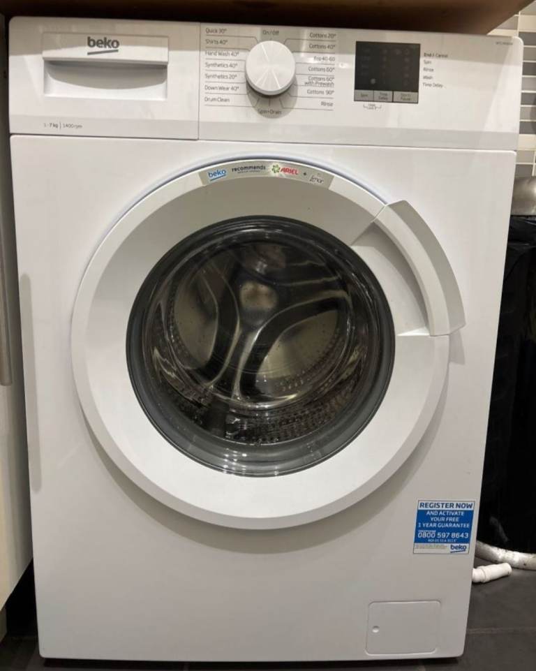 Beko Washing Machine – White, Good Working Order