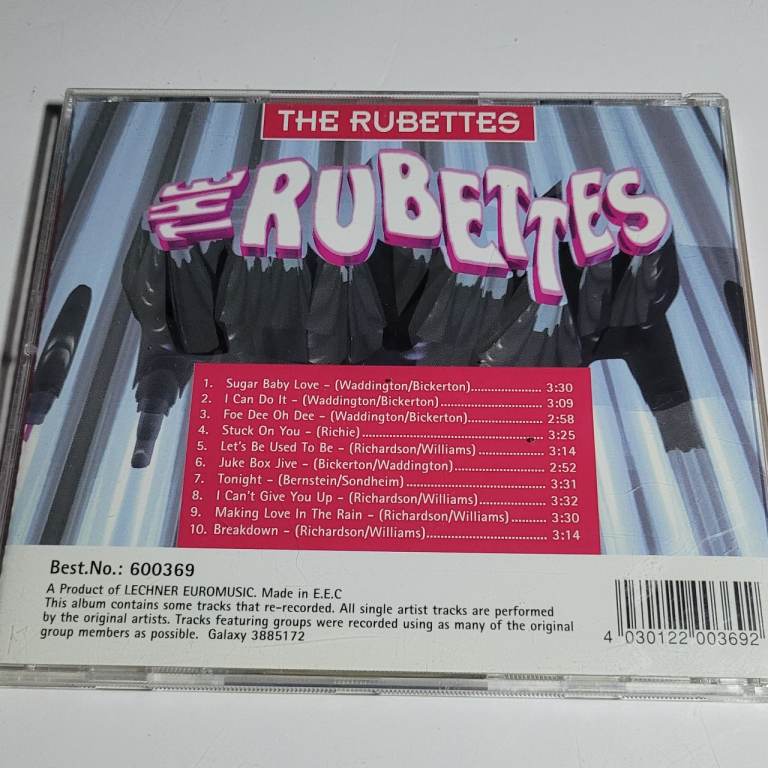 The Rubettes Greatest Hits CD album Like New Condition  aa21
