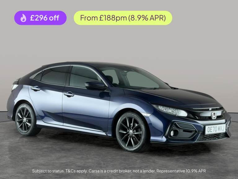 2020 Honda Civic 1.0 VTEC Turbo SR Hatchback 5dr Petrol Manual Euro 6 (s/s) (126 ps) - LANE  Hatc...