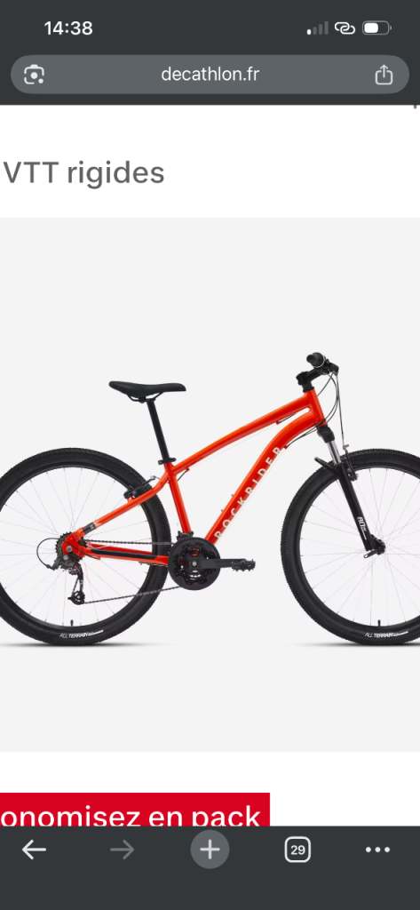 Red Bicycle for Sale