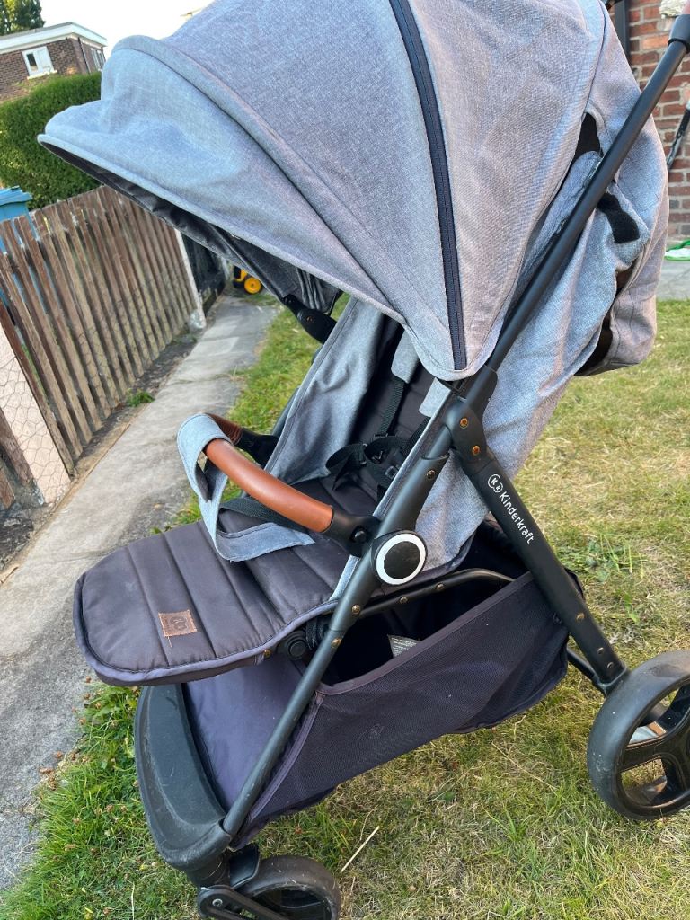 Kinderkraft Pushchair Stroller - Grey, Good Condition