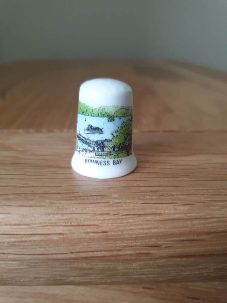 Bowness Bay Bone China Thimble 