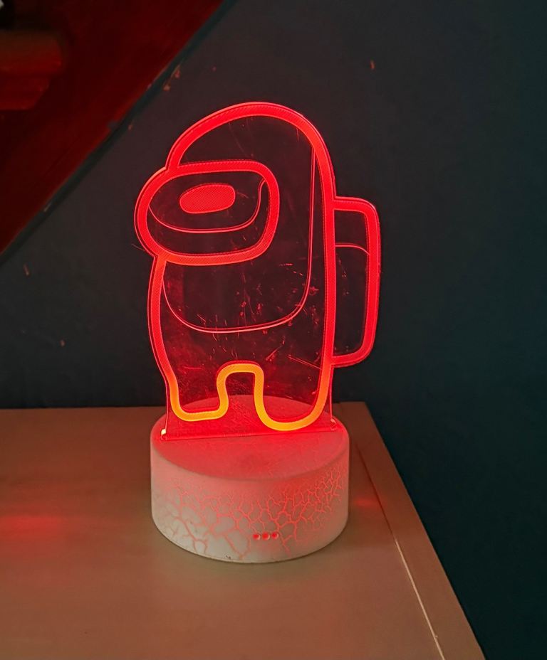 Among us light. Battery or usb operated 