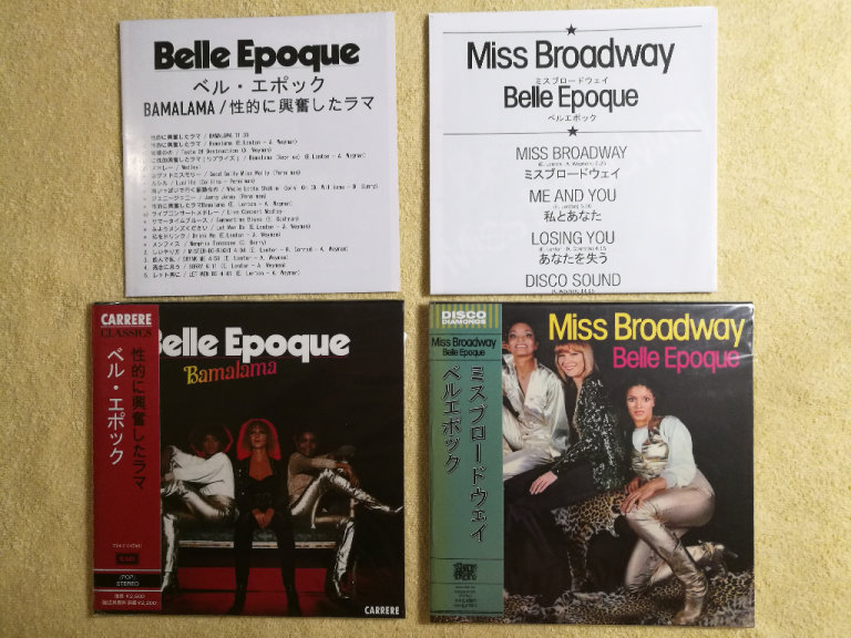 Belle Epoque - Bamalama + Miss Broadway - 2 Mini LP Japan CDs