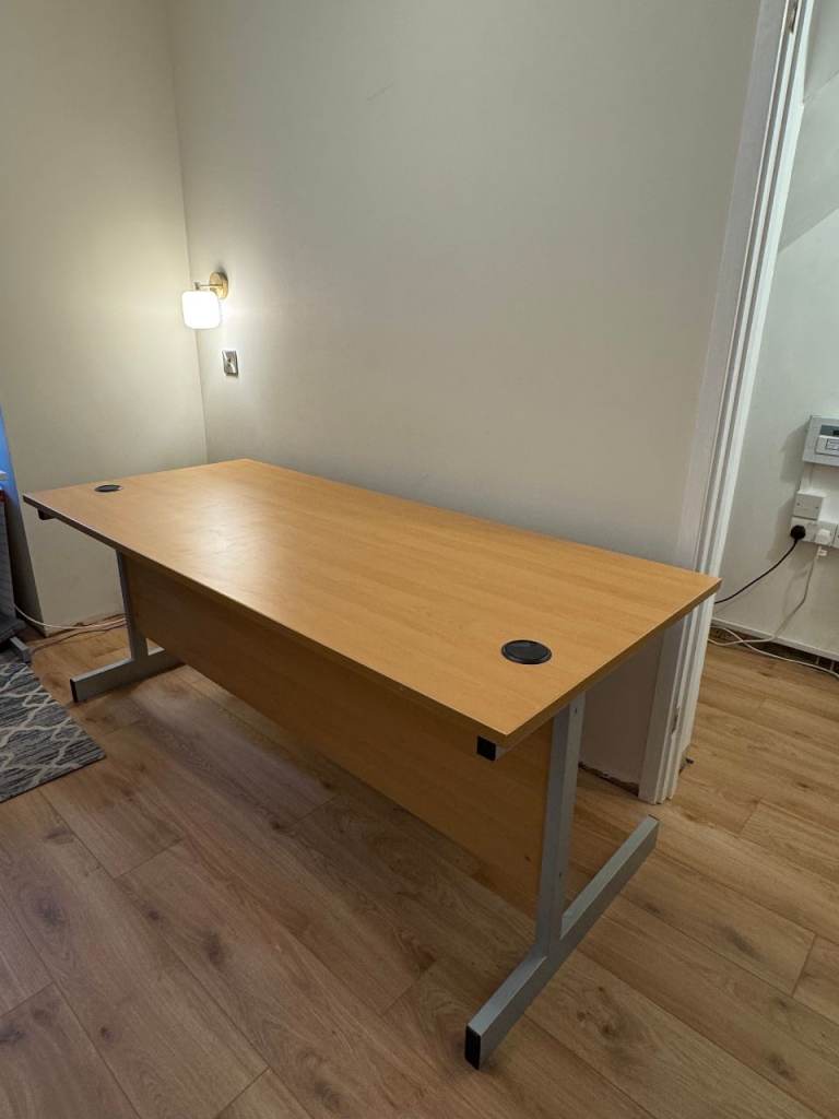 image for TC Group Large Office Desk 180×80cm – Commercial Grade – Very Good Condition