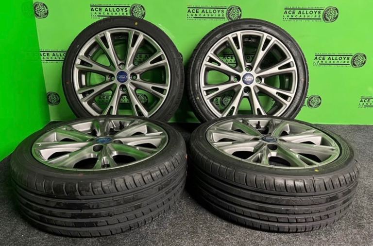 *REFURBISHED* FORD FIESTA MK7 17” ZETEC S 4x108 ALLOY WHEELS + NEW 
