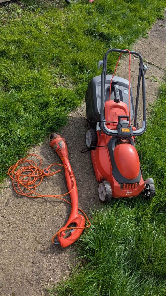 Flymo lawn mower and trimmer 