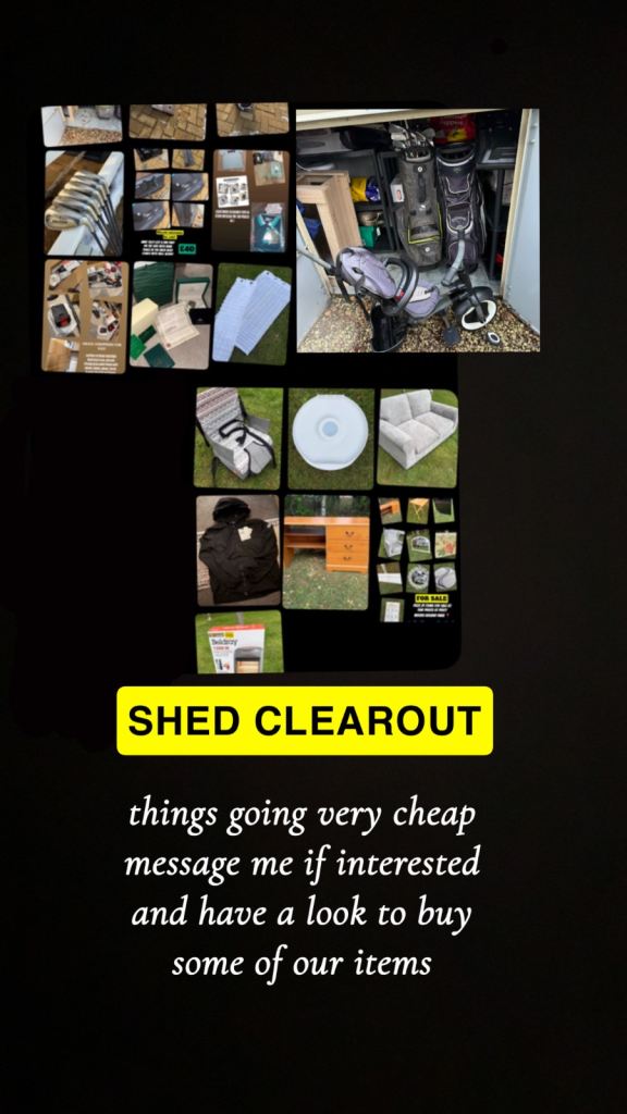 Shed clearout