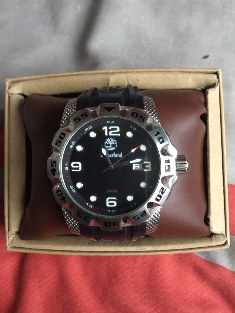 TIMBERLAND 13317J MENS SILICONE STRAP WATCH