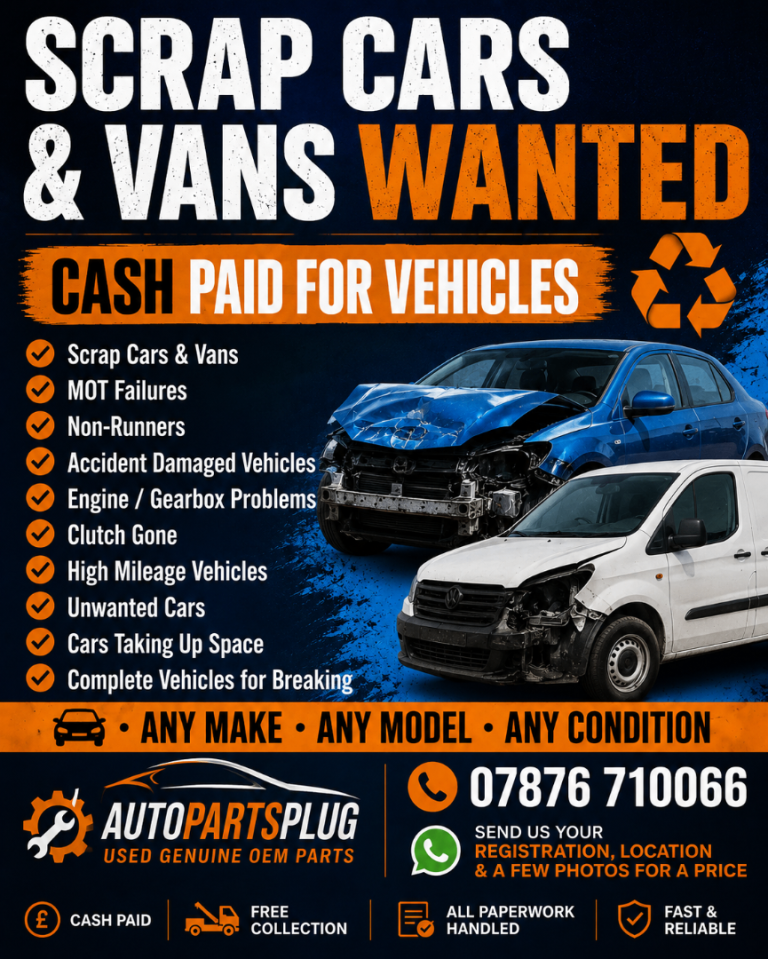 ‼️ SCRAP CARS VANS TRUCKS BIKES - TOP PRICES PAID 💷