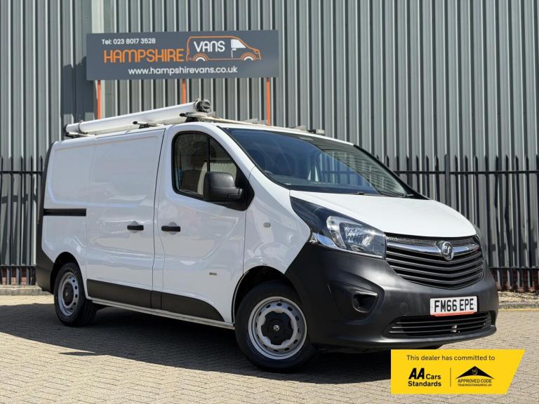 2017 Vauxhall Vivaro 1.6 CDTi 2900 ecoFLEX Panel Van 5dr Diesel Manual L1 H1 Euro 6 (s/s) (95 ps ...