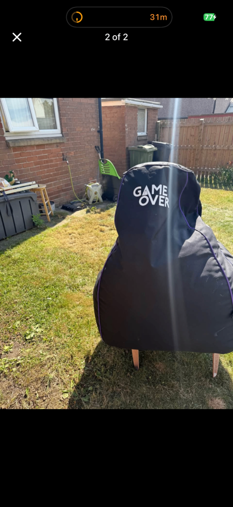 image for Game Over Bean Bag Chair