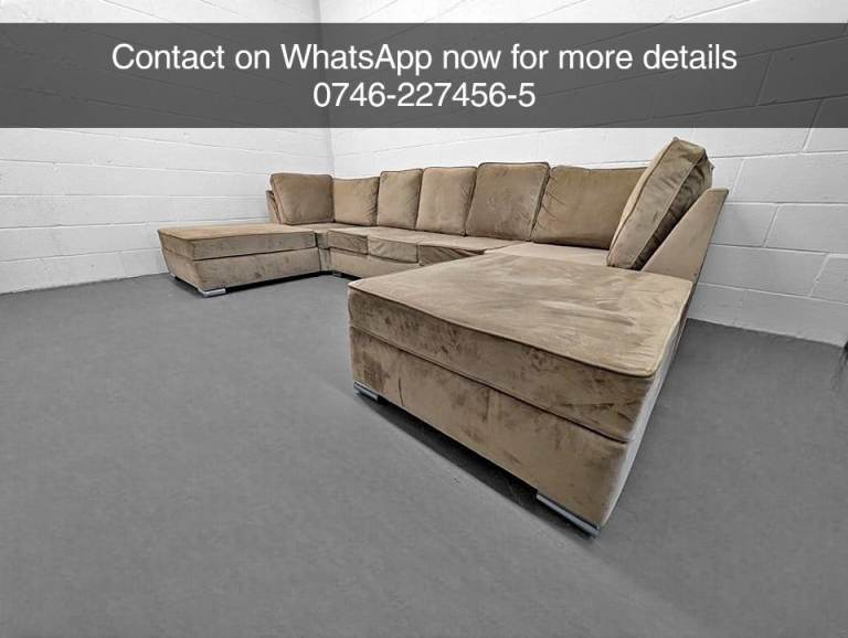 Sale on Brand New Luxury Corner Sofas – U‑Shape Sofa in Multiple Colours