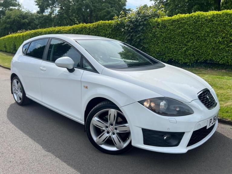 SEAT LEON 2.0 TDI CR FR+ 170 BHP HIGHER SPEC 2012 MODEL WHITE DSG AUTOMATIC FSH