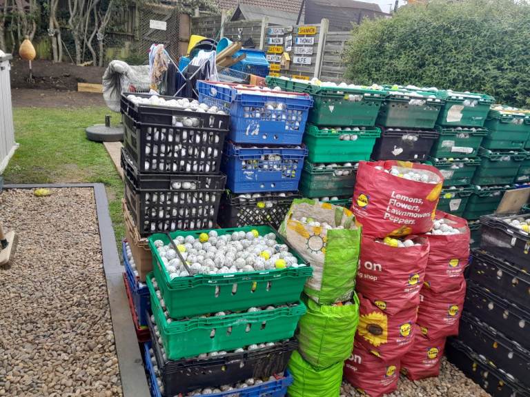 35,000 Wholesale job lot used golf balls 