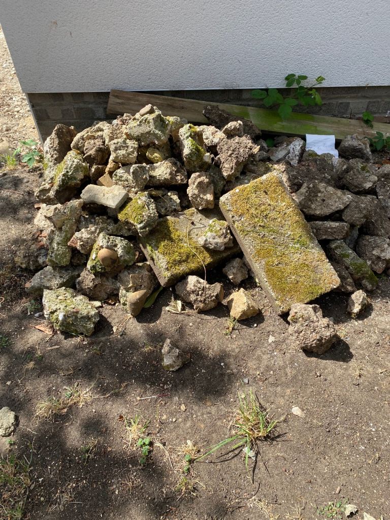 Free hardcore/rubble can be collected from Eaton Socon