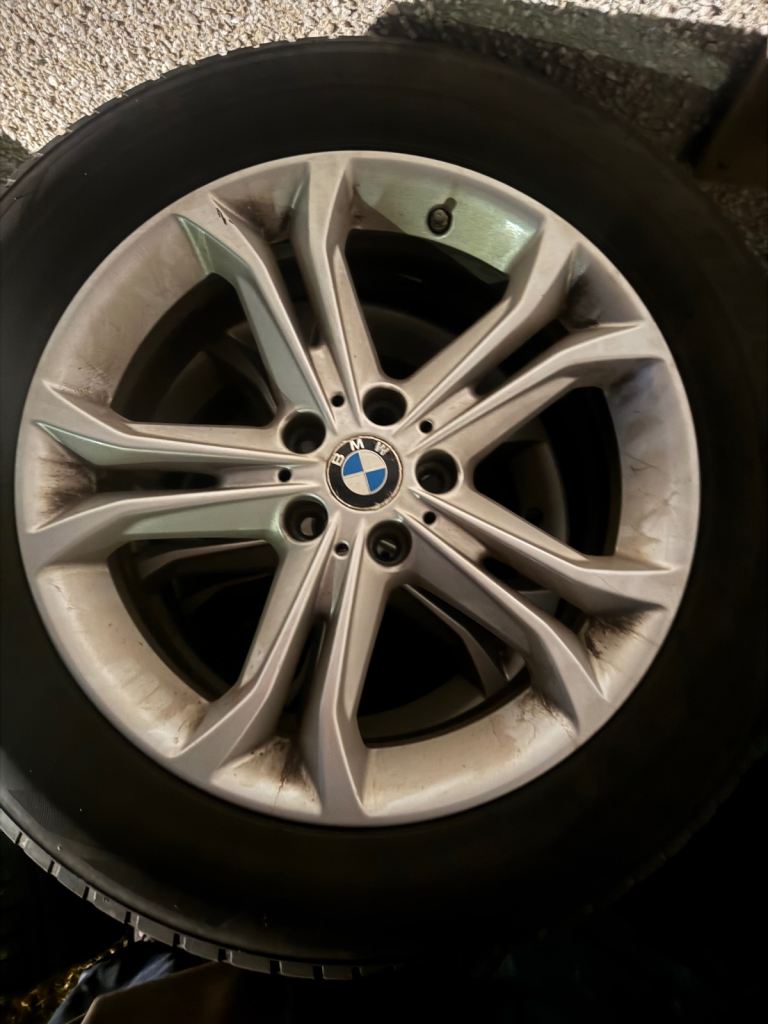 Genuine bmw alloys with tyres x4