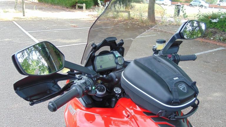 Ducati Multistrada 1200S Granturismo 2014 full luggage spec Italian tourer 