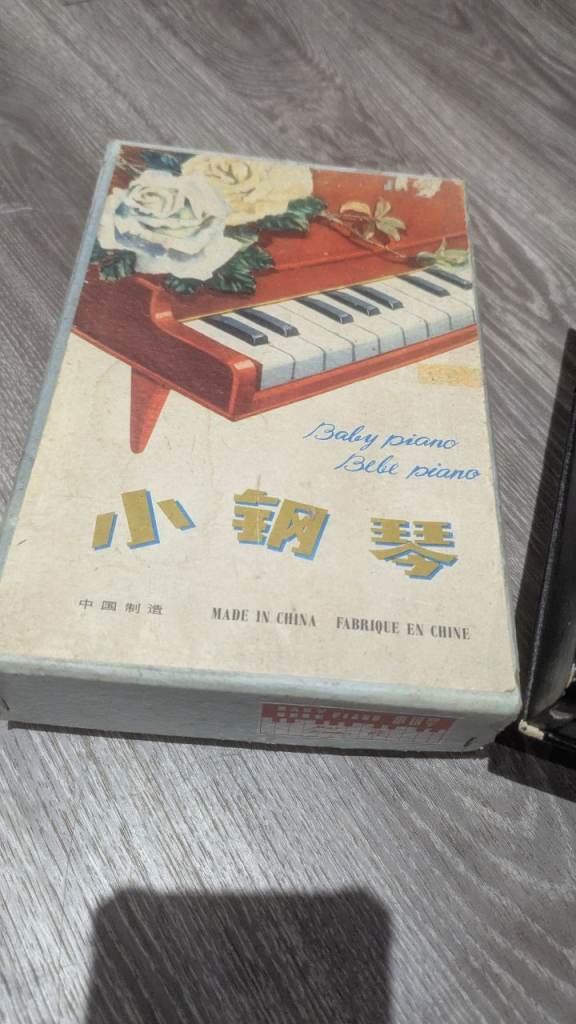 Antique toy piano 