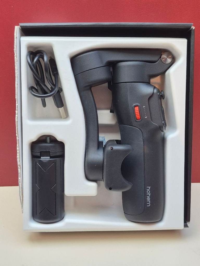 FOR SALE: HOHEM iSTEADY X3 SE GIMBAL STABILIZER FOR IPHONE, 3-AXIS PHONE GIMBAL.
