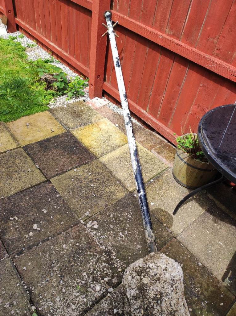 Free Washing Line Post for Scrap - Please read the description 