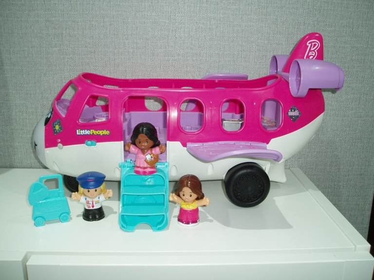BARBIE LITTLE PEOPLE DREAM PLANE - INTERACTIVE SOUNDS / MUSIC / LIGHTS RRP £40 