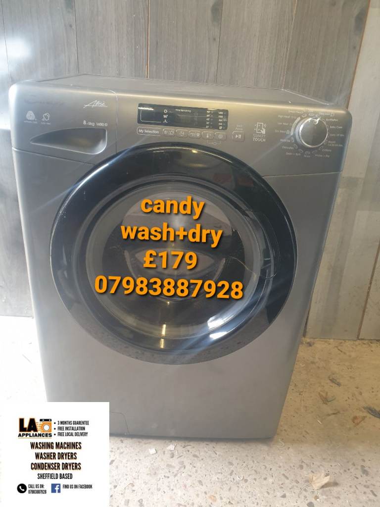 Candy washer dryer 