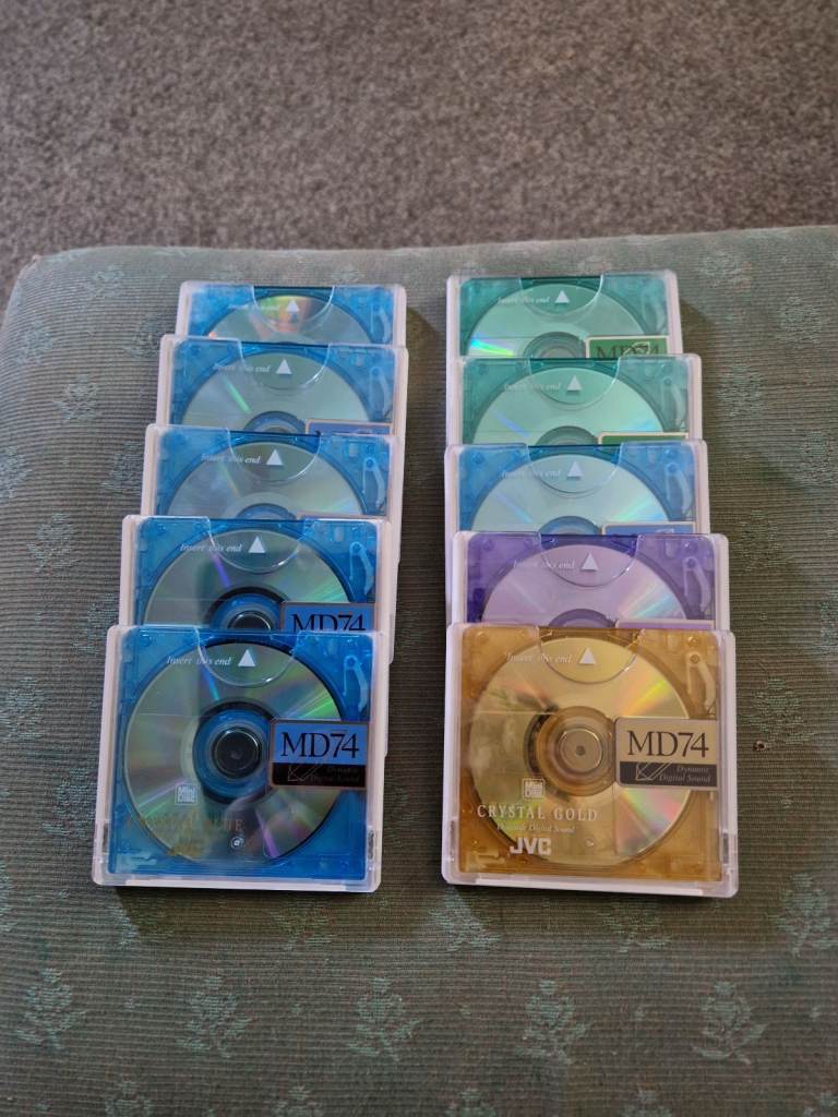 10 Minidiscs 