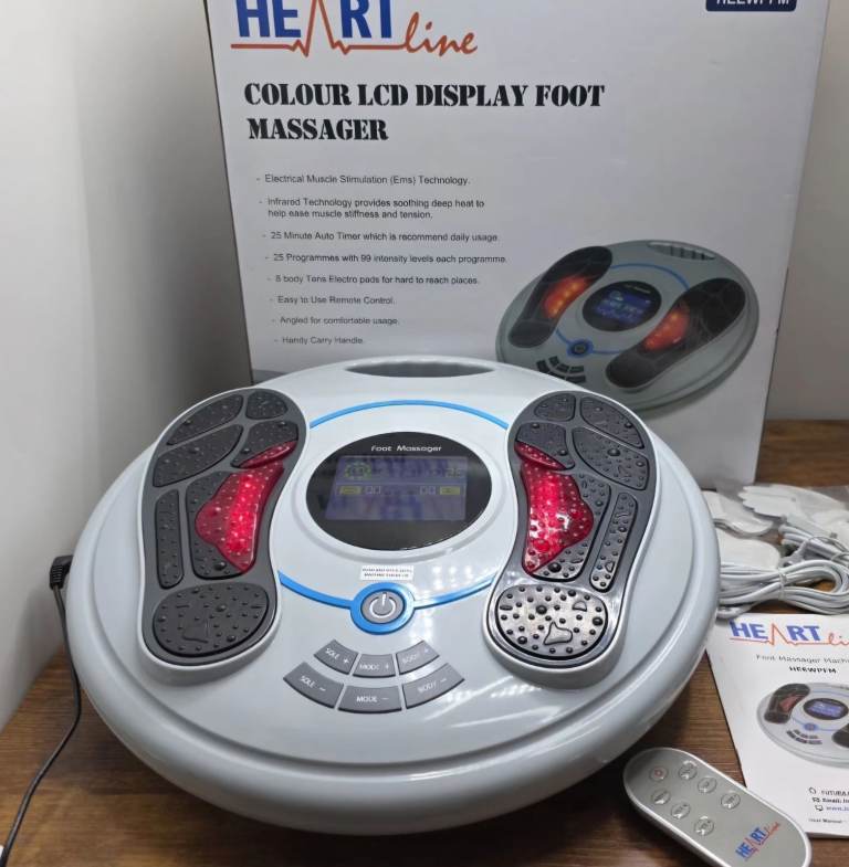 Muscle massager  for lower feet legs with body or thigh pads