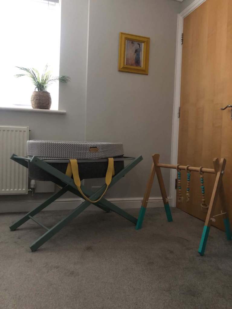 Mokee baby Cot and baby gym