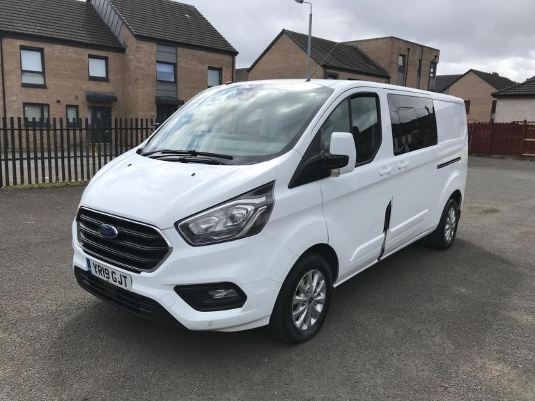 2019 Ford Transit Custom 2.0 EcoBlue 130ps Low Roof D/Cab Limited Van PANEL VAN DIESEL Manual
